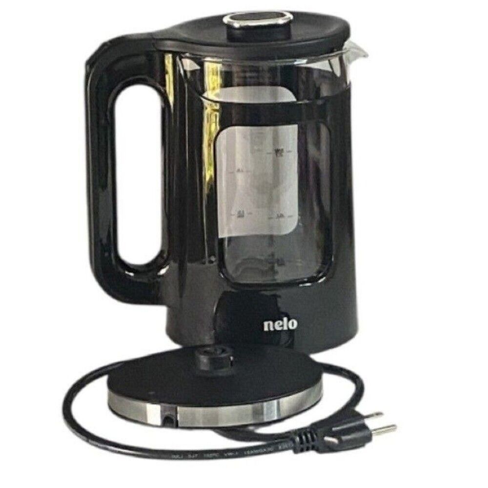 Nelo Electric Tea Kettle & Hot Water Boiler with Auto Shut-Off & Keeps Warm